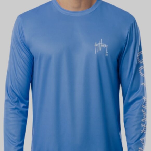 Guy Harvey Long Sleeve Fishing Tee - Picture 1 of 7